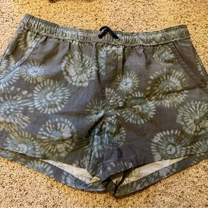 Toad & Co. Navy & Gray Tie-Dye Women's Shorts